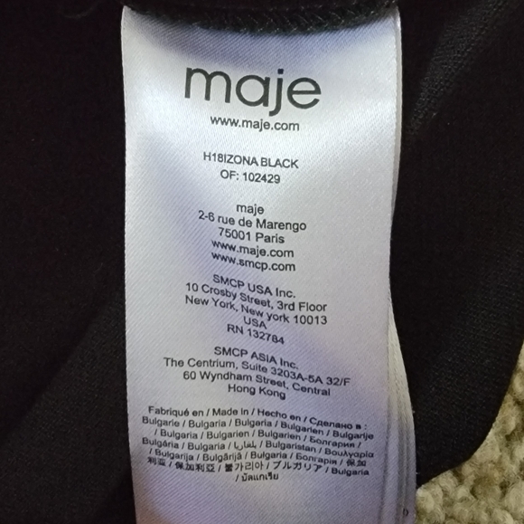 Maje Izona lace panel jumpsuit - Picture 5 of 5